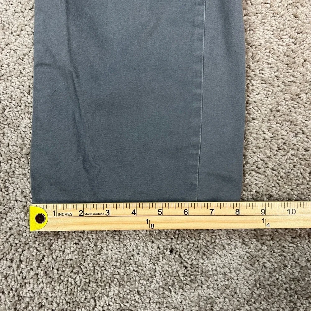 Banana Republic Slim Fit Pants Mens 36x30‎ Gray 5-Pocket Flat Front Twill Denim